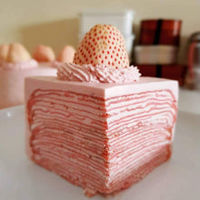 Load image into Gallery viewer, Sakura Awayuki Mille Crepe Cake 桜香るの 「淡雪」 クレープケーキ