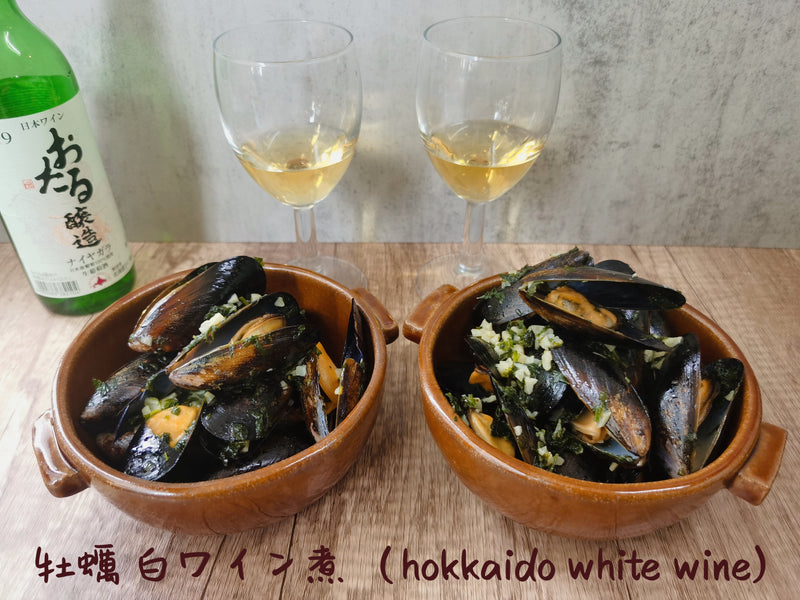 Hokkaido white wine mussels (Recipe)
