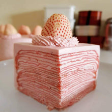 Load image into Gallery viewer, Sakura Awayuki  Mille Crepe Cake 桜香るの 「淡雪」 クレープケーキ

