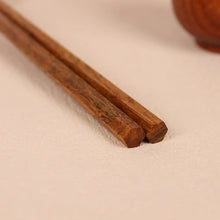 Load image into Gallery viewer, Hexagon Wooden Chopsticks 六角箸 set of 5
