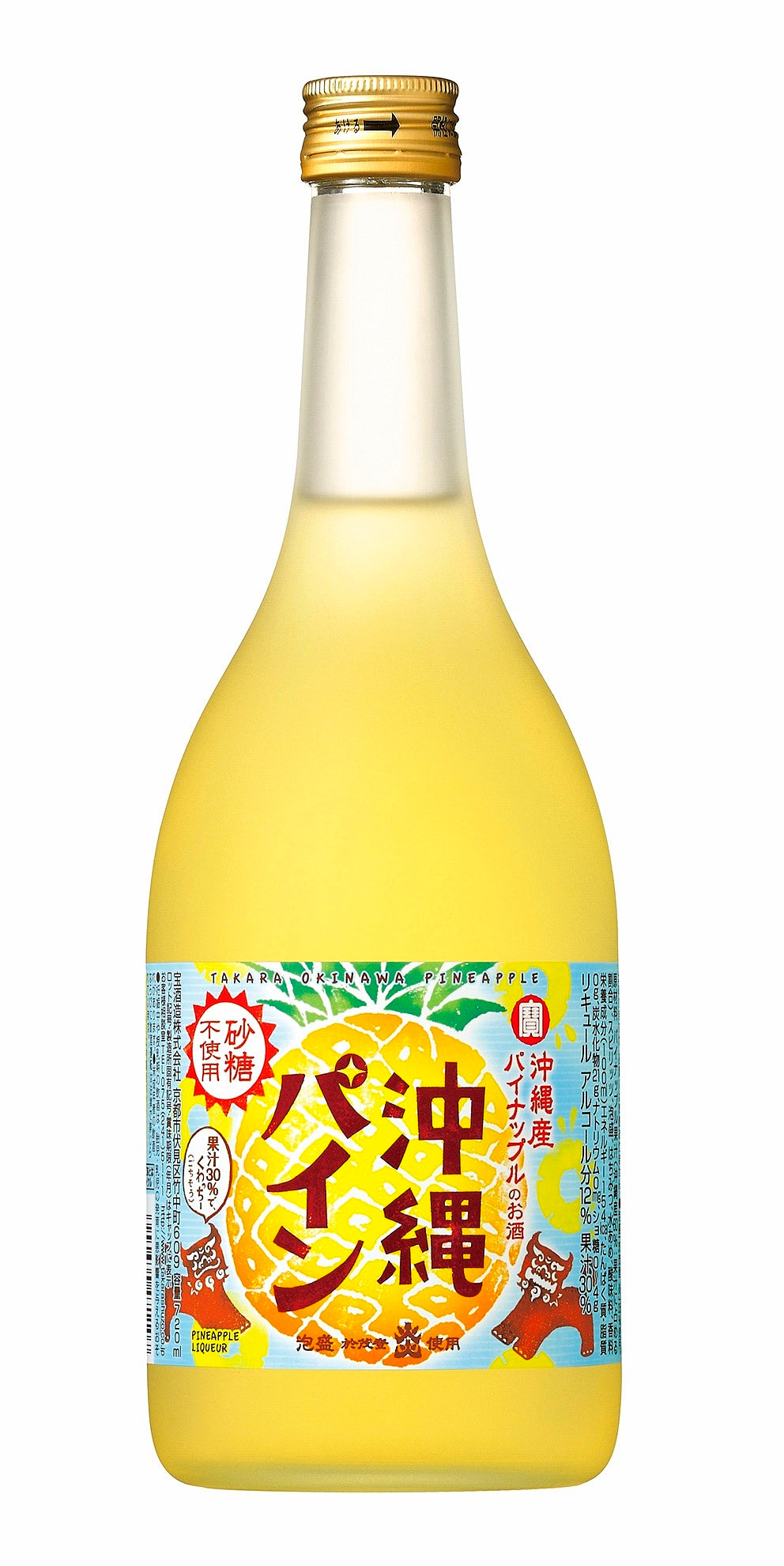 Okinawa Pineapple no Osake 
冲繩県凤梨果実酒 720ml 12％vol