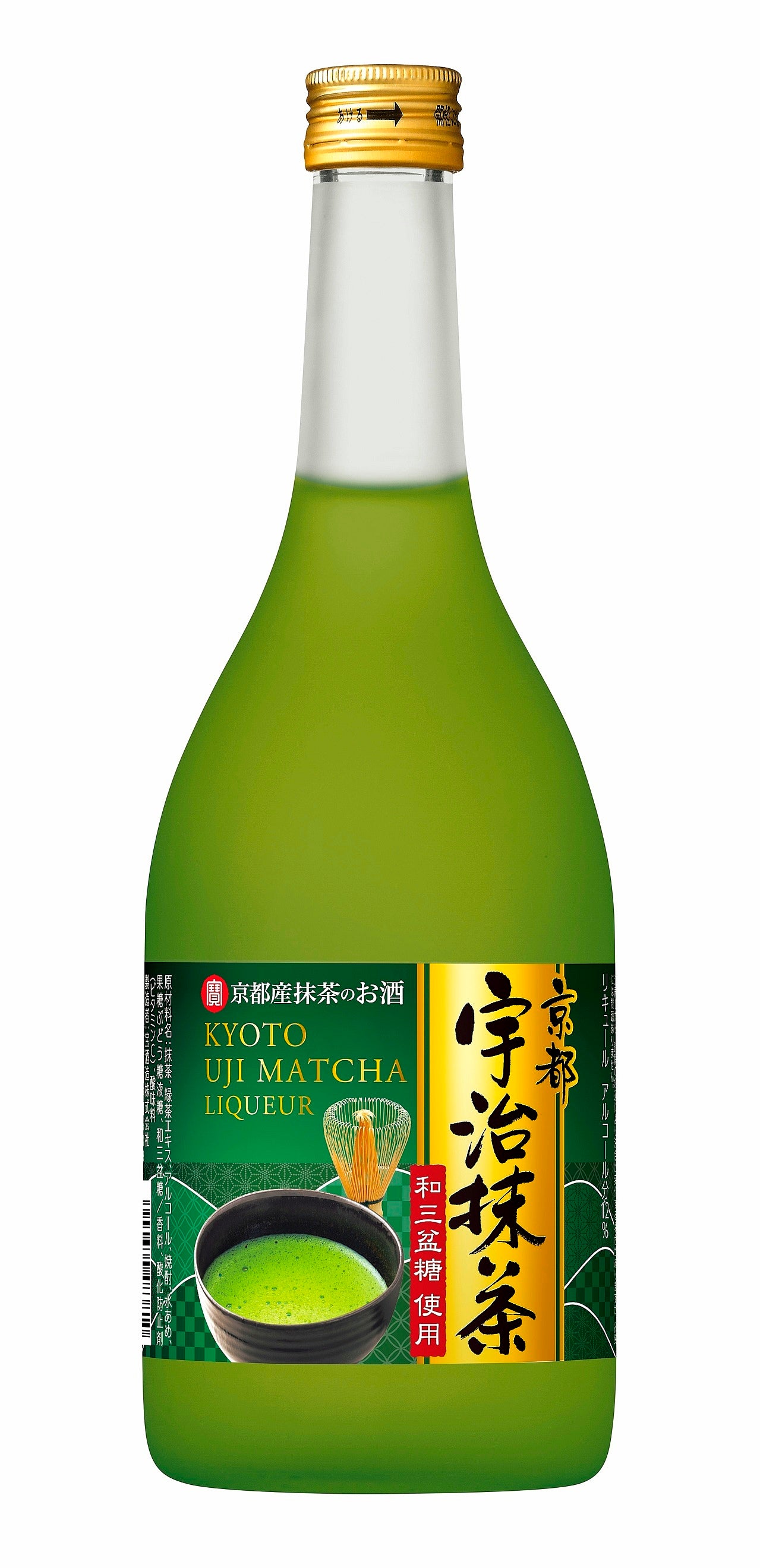 Kyoto Matcha Liquor
京都宇治抹茶酒 720ml 12%vol